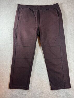 Supreme Mens Vintage Brown XL snap pocket sweatpants